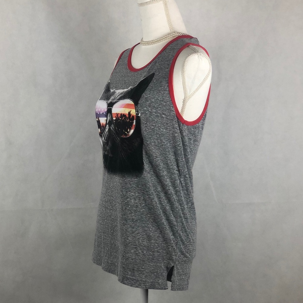 Hybrid Cat With Sunglasses Tank Top - Picture 2 of 6